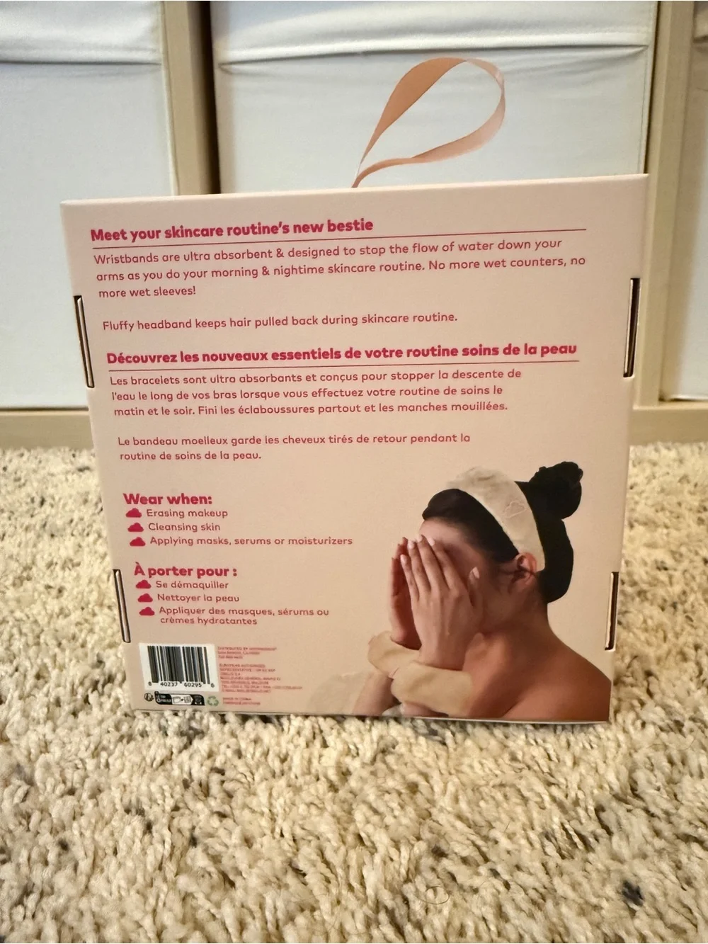 New- MakeUp Eraser Sweet Cream 3pc Spa Set - Cream